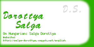 dorottya salga business card